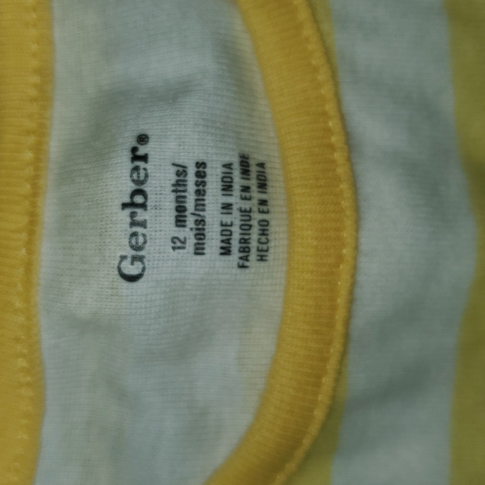 3-Piece Baby & Toddler Girls Bee Garden Dress, Diaper Cover & Headband Set 12 Mo - Picture 7 of 14
